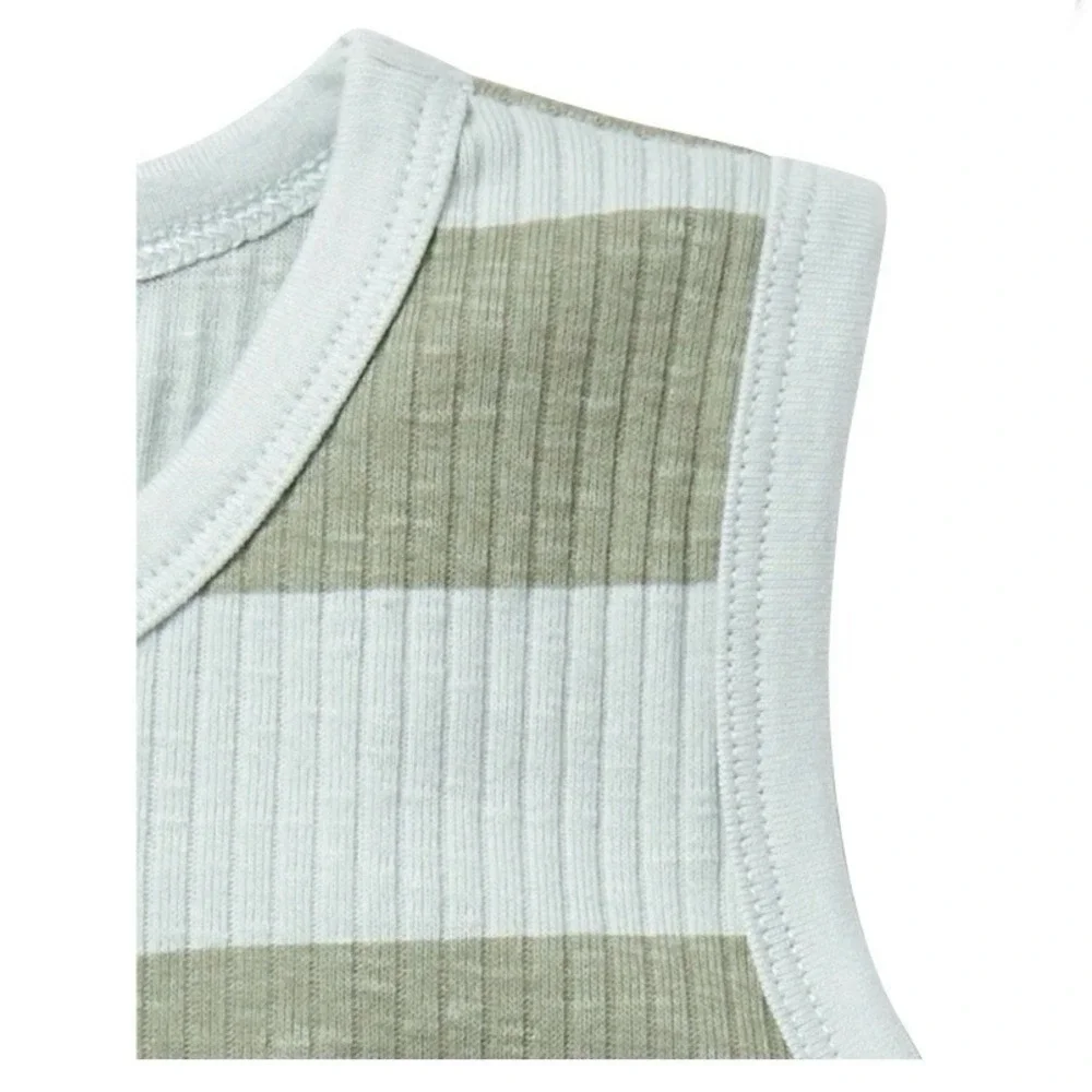 Modern Moments by Gerber Toddler Boy Organic Tank Top 18 Months New with Tags